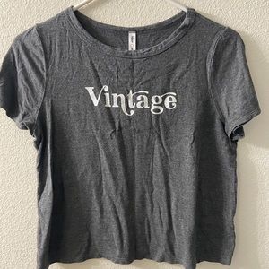 Vintage Crop Top